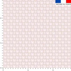 Coeurs féériques roses - Fond rose - Création Lucie OBATON