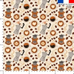 Coffee time - Fond écru