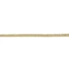 Cordelette 4 mm effet lainage beige