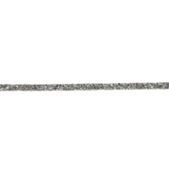 Cordelette 4 mm effet lainage gris