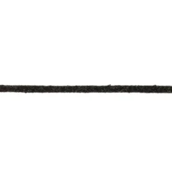 Cordelette 4 mm effet lainage noire