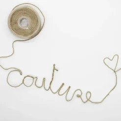 Cordon flex à mémoire de forme taupe