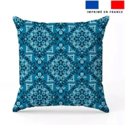 Coton bleu motif bandana