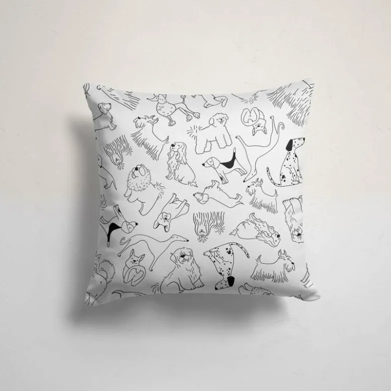 Coton à colorier motif chien