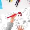 Coton à colorier motif dinosaure