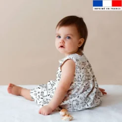 Coton à colorier motif fantômes - Création Stillistic