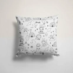 Coton à colorier motif igloo