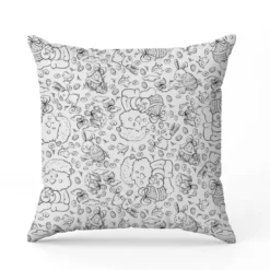 Coton à colorier motif mouton et oeufs de Pâques - Création Stillistic