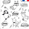Coton à colorier super-héros
