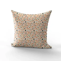 Coton écru motif terrazo moderne