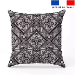 Coton gris motif bandana
