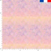 Coton motif coeurs scintillants