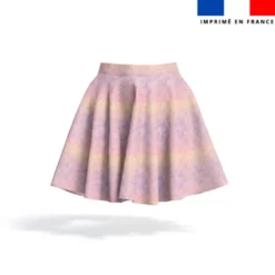 Coton motif coeurs scintillants