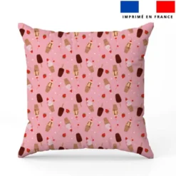 Coton rose motif ice-cream