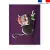 Coupon couverture imprimé Dia de los muertos - Création Stillistic