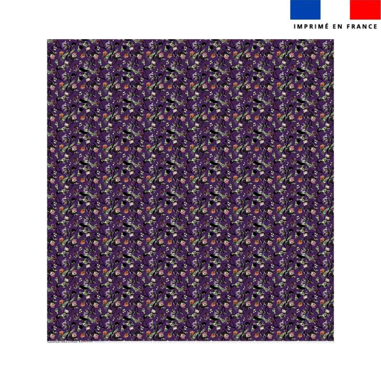 Coupon couverture imprimé mini Bal masqué Halloween - Création Stillistic