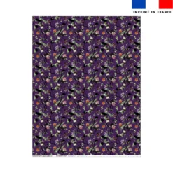Coupon couverture imprimé mini Bal masqué Halloween - Création Stillistic