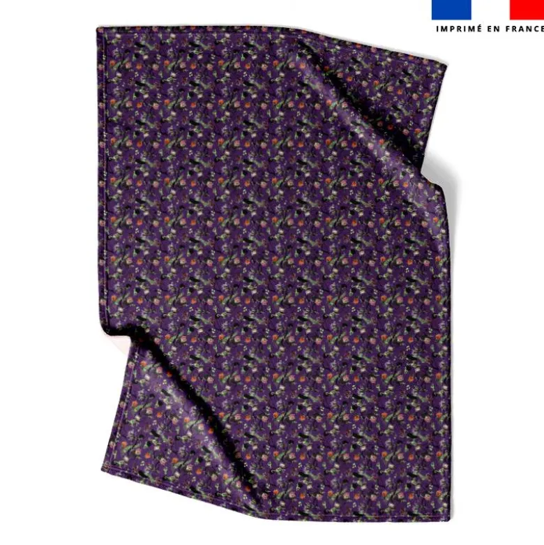 Coupon couverture imprimé mini Bal masqué Halloween - Création Stillistic