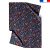 Coupon couverture imprimé souris de noel bleu - Création Stillistic