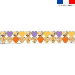 Coupon lingettes lavables coeurs motif licorne toboggan - Création Stillistic
