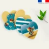Coupon lingettes lavables coeurs motif lion pirate - Création Stillistic