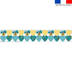 Coupon lingettes lavables coeurs motif lion pirate - Création Stillistic