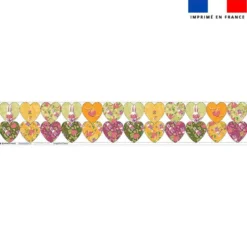 Coupon lingettes lavables coeurs motif lapin printanier - Création Stillistic