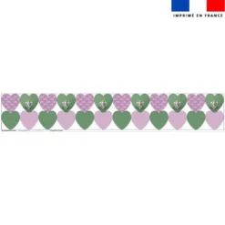 Coupon lingettes lavables coeurs motif Ganesh - Création Stillistic