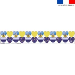 Coupon lingettes lavables coeurs motif macareux - Création Stillistic