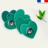 Coupon lingettes lavables coeurs motif bébé panda - Création Stillistic