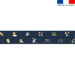 Coupon lingettes lavables motif animaux dans l'espace