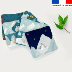 Coupon lingettes lavables motif animaux marins pôle nord