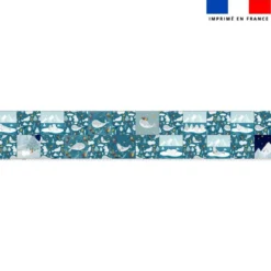 Coupon lingettes lavables motif animaux marins pôle nord