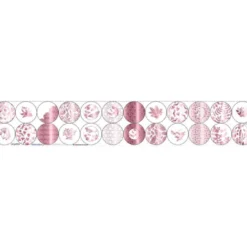 Coupon lingettes lavables motif ginkgo pink