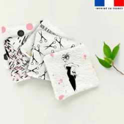 Coupon lingettes lavables motif atelier couture