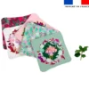Coupon lingettes lavables motif bohème - Création Lili Bambou Design