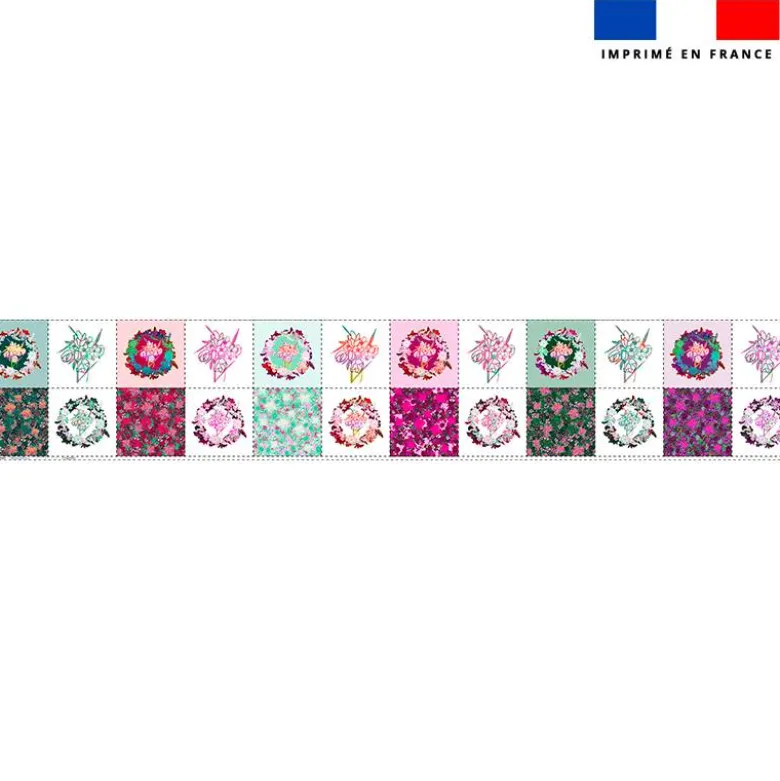 Coupon lingettes lavables motif bohème - Création Lili Bambou Design
