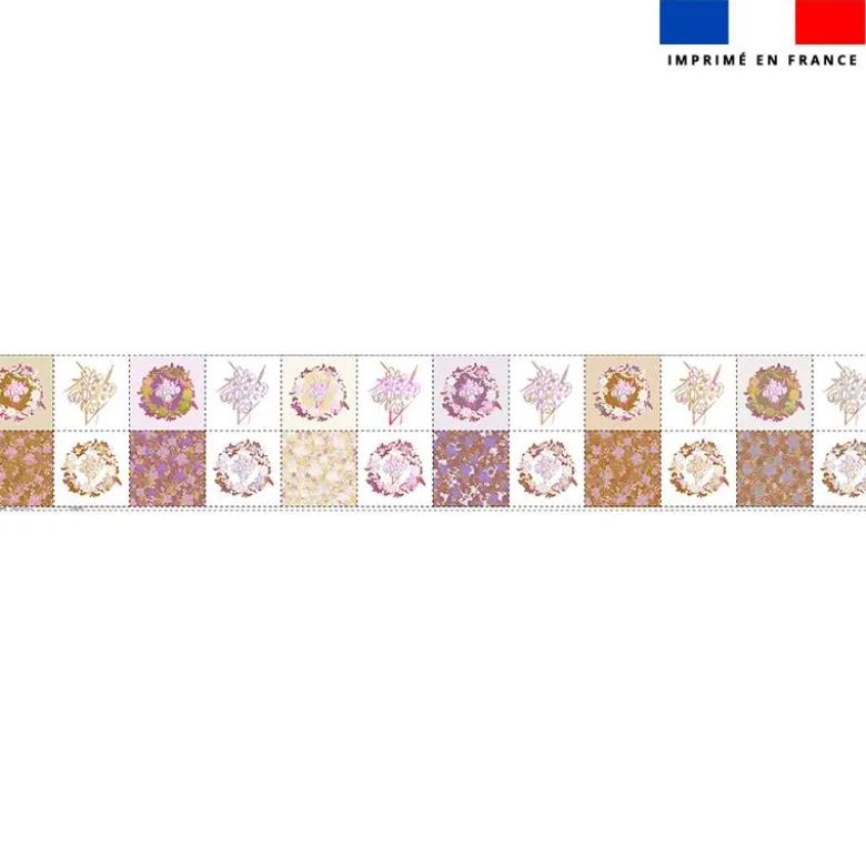 Coupon lingettes lavables motif bohème - Création Lili Bambou Design