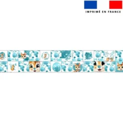 Coupon lingettes lavables motif écureuil aquarelle