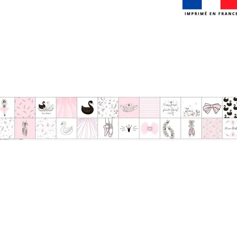 Coupon lingettes lavables motif ballet