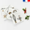 Coupon lingettes lavables motif casse-noisette