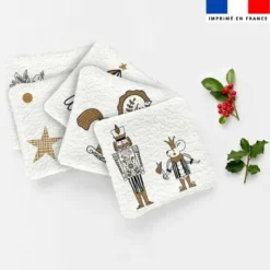 Coupon lingettes lavables motif casse-noisette