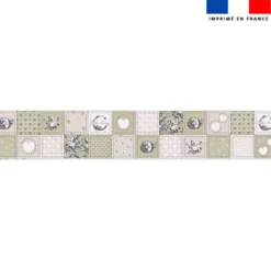 Coupon lingettes lavables motif lapin féérique - Création Lucie OBATON