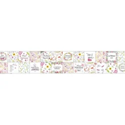 Coupon lingettes lavables motif maîtresse fleur