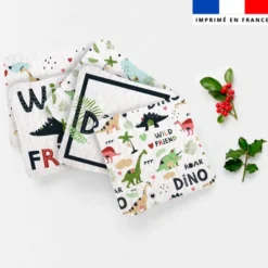 Coupon lingettes lavables motif dino wild friend