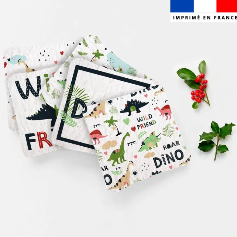 Coupon lingettes lavables motif dino wild friend