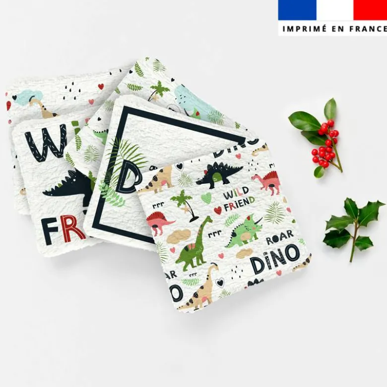 Coupon lingettes lavables motif dino wild friend
