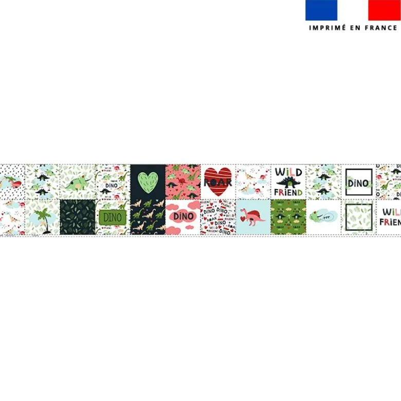 Coupon lingettes lavables motif dino wild friend
