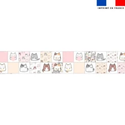 Coupon lingettes lavables motif chaton et patte pastel