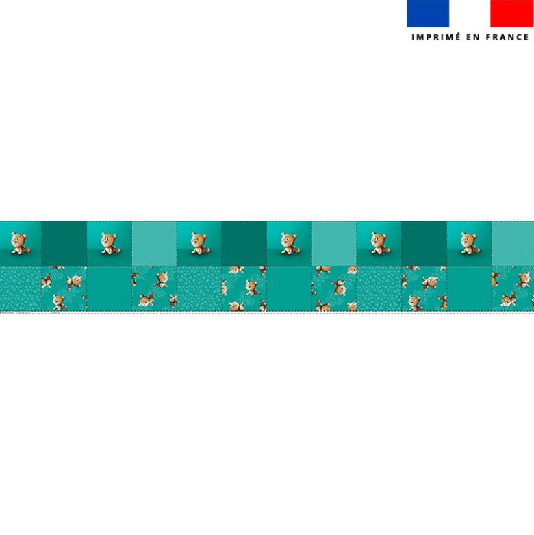 Coupon lingettes lavables motif bébé guépard - Création Stillistic